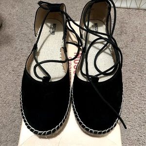 Gladiator espadrille flats